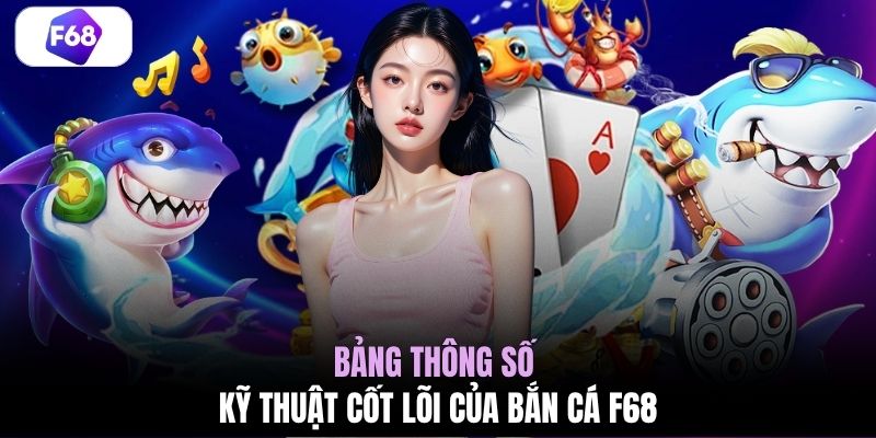 Bảng thông số kỹ thuật cốt lõi của bắn cá F68